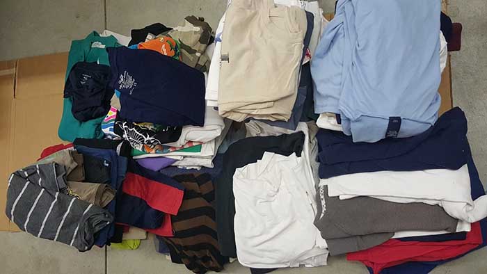 Clothes for Donation to the Needy